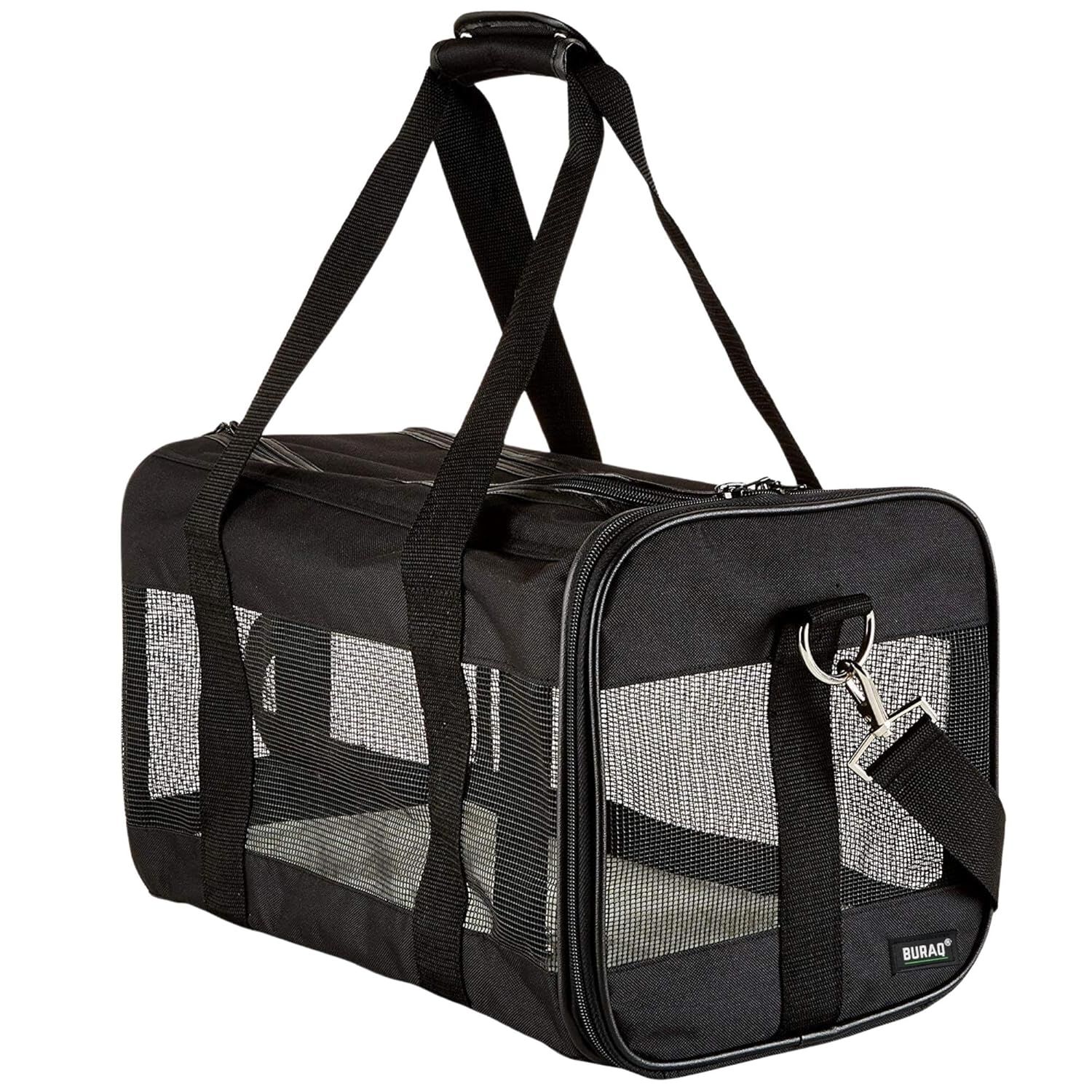Soft-Sided Pet Carrier Bag – Breathable, Ventilated & Airline-Approved Travel Bag