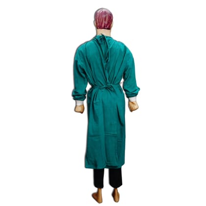 FAIRBIZPS Reusable Unisex Surgeon Gown � Green Medical Wear for Doctors, Isolation, Examination & Surgical Use Purposes
