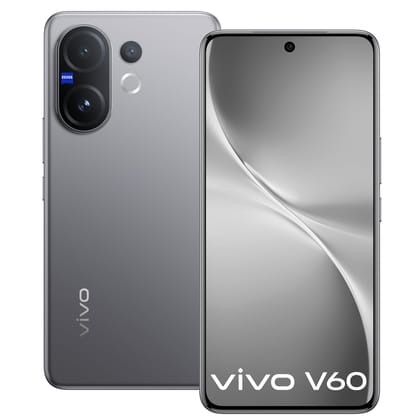 Vivo V60 5G (Mist Gray, 8GB RAM, 128GB Storage) with No Cost EMI/Additional Exchange Offers Vivo V60 5G (Mist Gray, 8GB RAM, 128GB Storage) with No Cost EMI/Additional Exchange Offers - Mist Gray / 8GB RAM + 128GB Storage