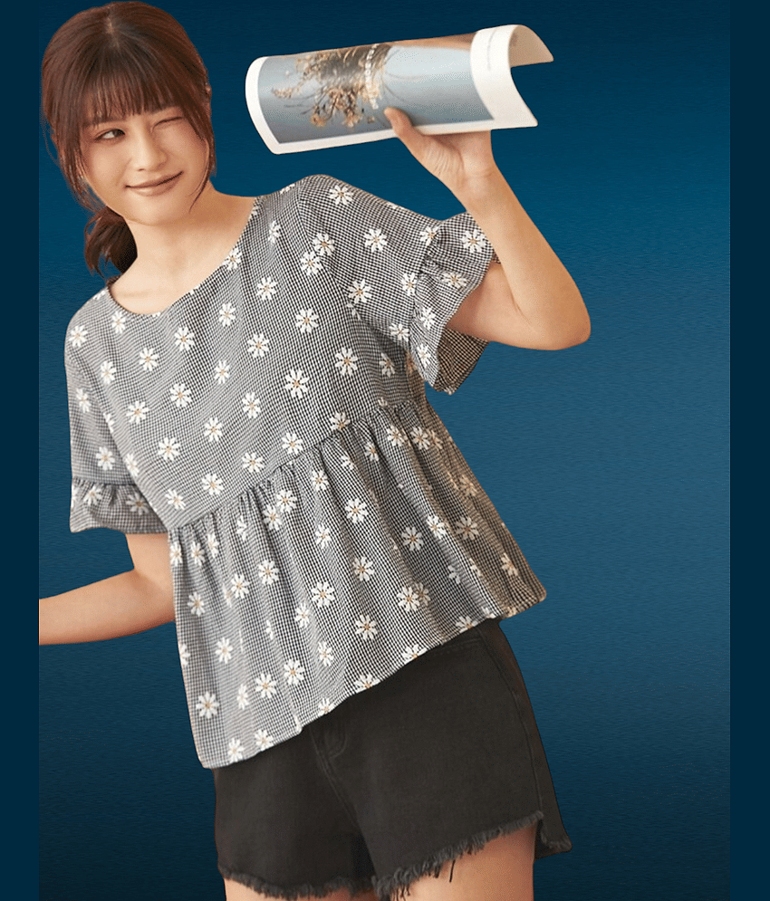 Dream Beauty Fashion Women's Polyester Tunic ( Grey )