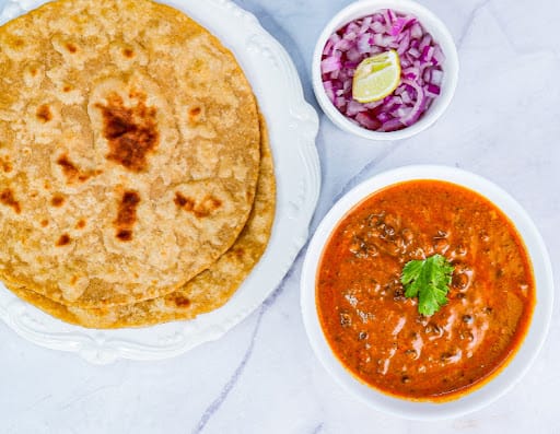 Dal Makhani & Whole Wheat Paratha (3 Parathas)