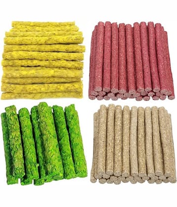 The Treat Home 4 Mix Munchy stick (Chicken & Mutton) 500Gm, (Mint & Natural) 200Gm Best Combo Pack For Dog