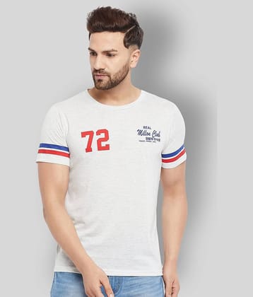 The Million Club Pack of 1 Cotton Blend Regular Fit Men's T-Shirt ( Grey )