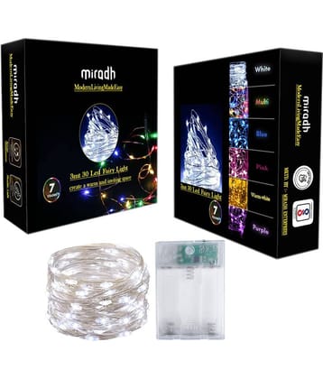 MIRADH - Multicolor 3Mtr String Light ( Pack of 4 )