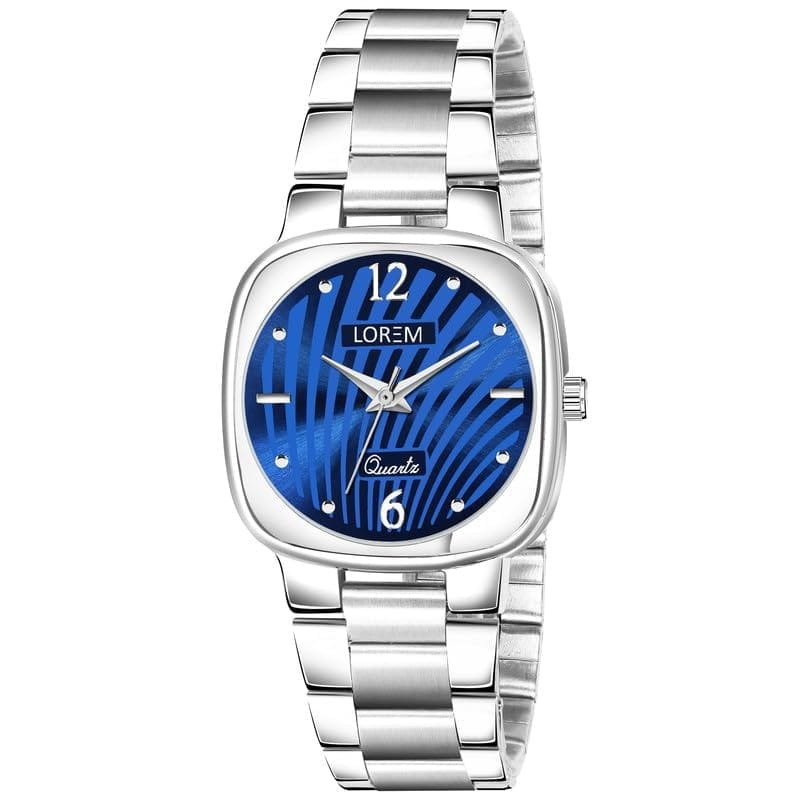 LOREM Abstract Floral Analog Watch for Women-UF