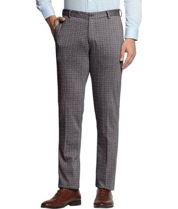 FTX Regular Flat Men's Chinos - Grey ( Pack of 1 )