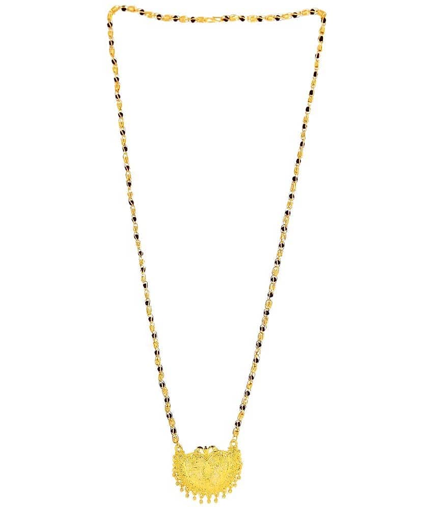 JIPPA - Golden Mangalsutra ( Pack of 1 )