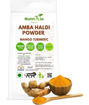 Nutrixia Food AMBA HALDI POWDER- KASTURI HALDI POWDER Mango Turmeric Powder 50 gm