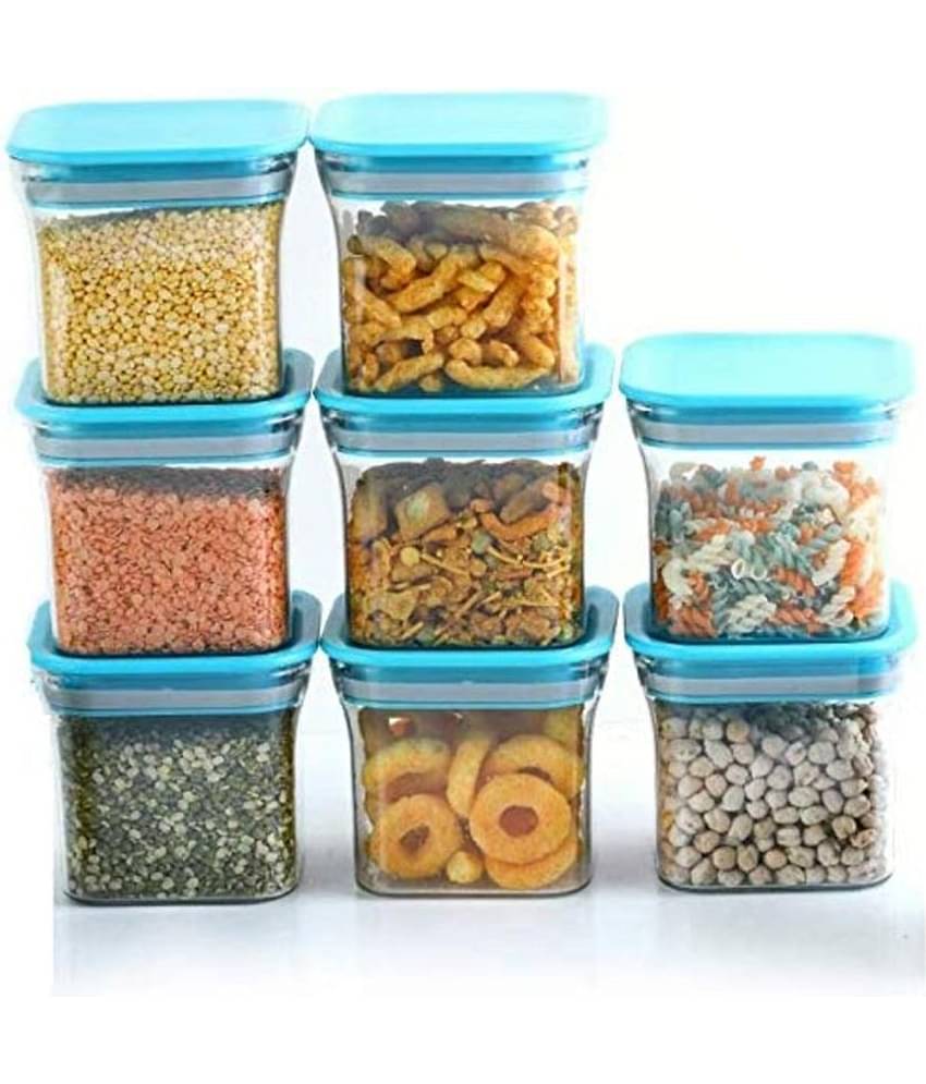 Analog kitchenware - Polyproplene Blue Dal Container ( Set of 8 - 550 )