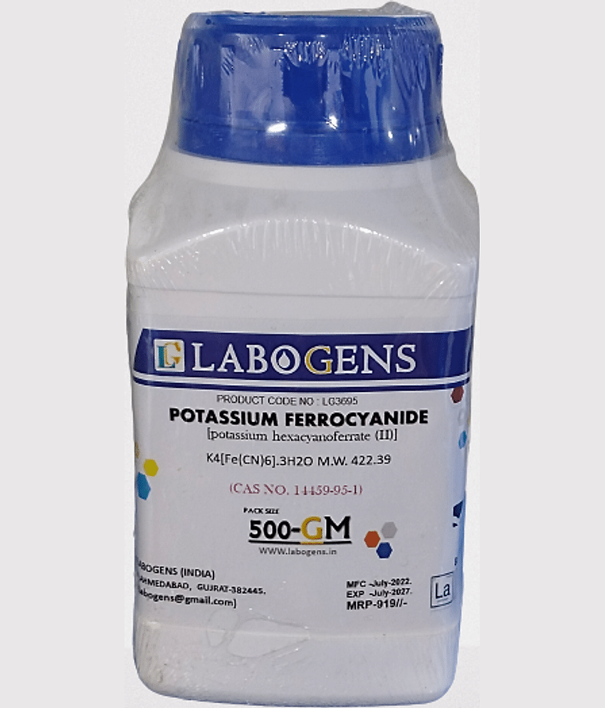 POTASSIUM FERROCYANIDE 500GM