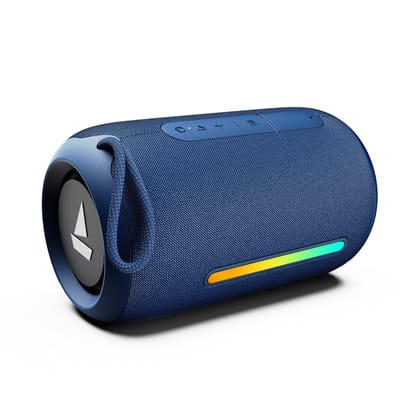 boAt Stone 350 Pro | Portable Bluetooth Speaker with 14W boAt Signature Sound, 12 Hours Playback, RGB LED boAt Stone 350 Pro | Portable Bluetooth Speaker with 14W boAt Signature Sound, 12 Hours Playback, RGB LED - Raging Black