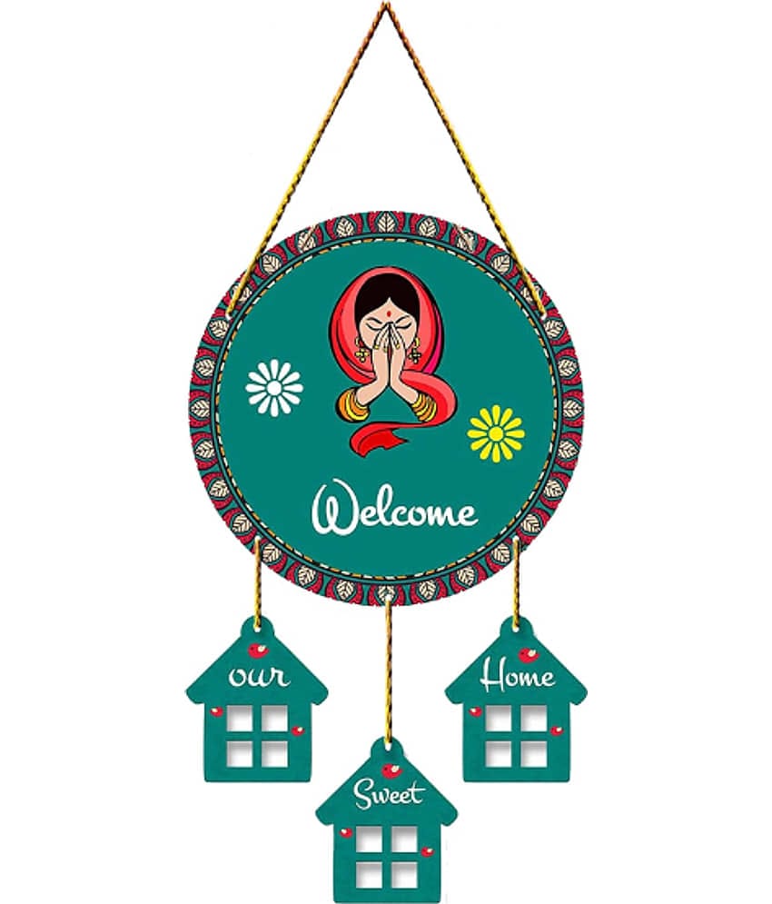 Welcome Wall Hanging for Home Decoration Wall Sculpture Paintings Wall Stickers Door Hanging Decoration Living Room Decor Diwali Decoration Gift Festival Decoration Items Wallpapers