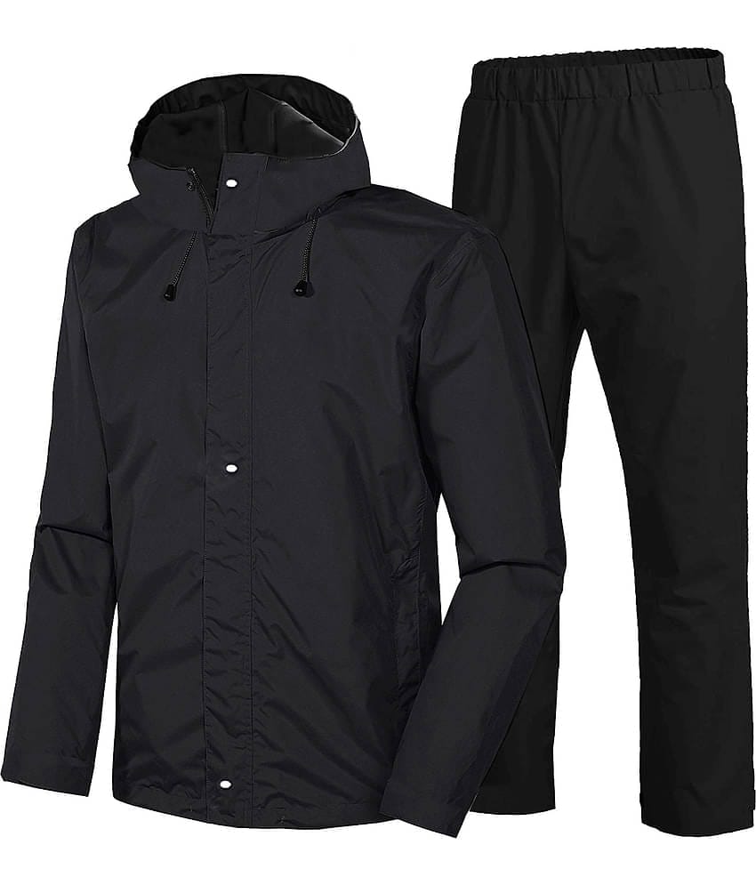 CAMISON Black Polyester Men's Raincoat ( Pack of 1 )