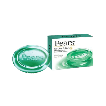 Pears Bathing Soap Oil Clear & Glow 75g