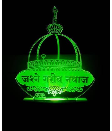 SUPERAJANTA GARIB KHEAJANAVAB  2085 Night Lamp Multi - Pack of 1