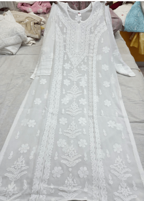 Long kurti pure viscose georgette