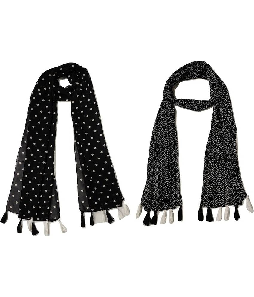 stolevilla Multi Printed Poly Cotton Yarn Stoles