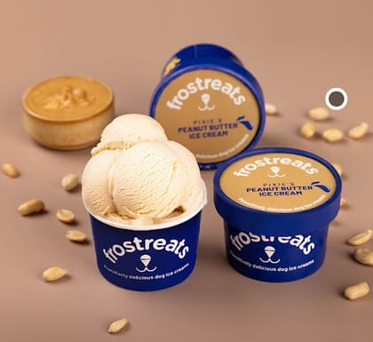 Pixie’s Peanut Butter Ice Cream For Dogs