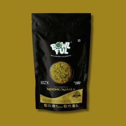 Bowlful Moong Masala - 60g Net, Tender Green Gram Curry, Wholesome Meal