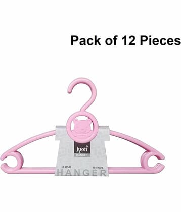 Jyoti Plastic Standard Clothes Hangers ( Pack of 12 )