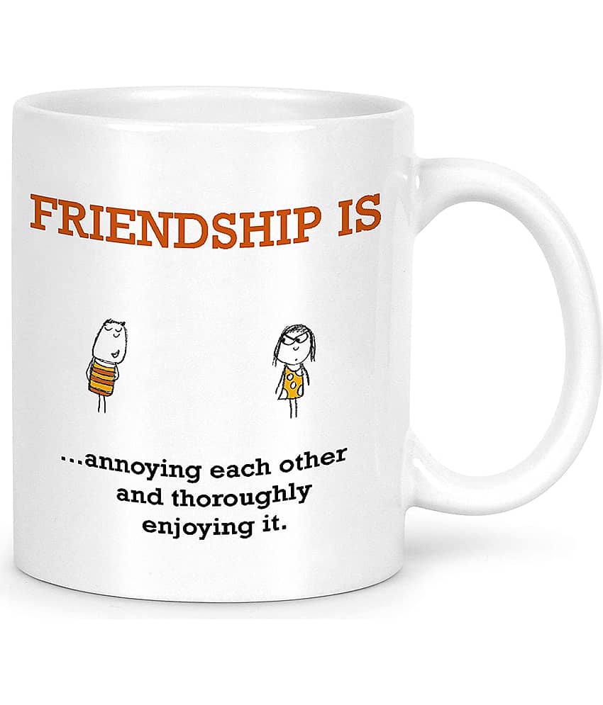 Idream Quote Printed Ceramic Coffee Mug 1 Pcs 330 mL