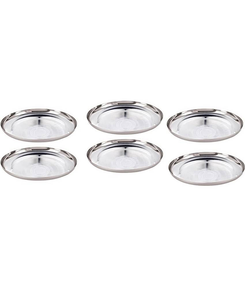 Neelam 12 Pcs Stainless Steel Steel Full Plate