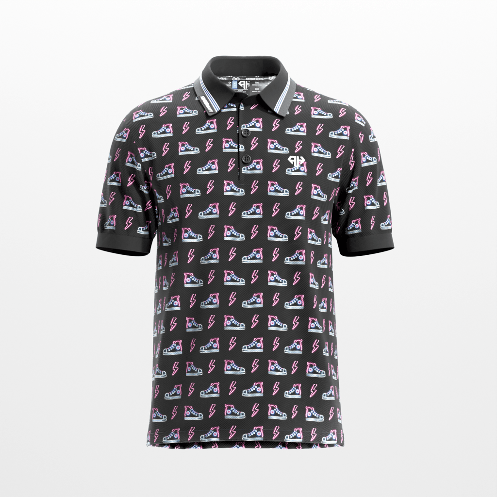 AH Sneaker Head Black Classic Polo