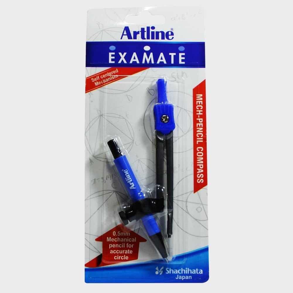 Artline Mini Mechanical Pencil & Compass of Quantity 20 | for School Drawing Purpose