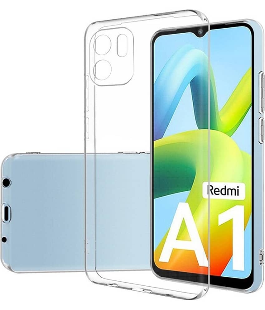 Spectacular Ace - Transparent Silicon Plain Cases Compatible For Xiaomi Redmi A1 ( Pack of 1 )