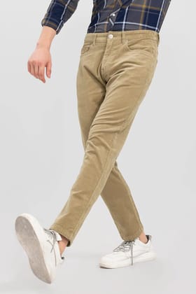 Vintage Beige Corduroy Pant-30