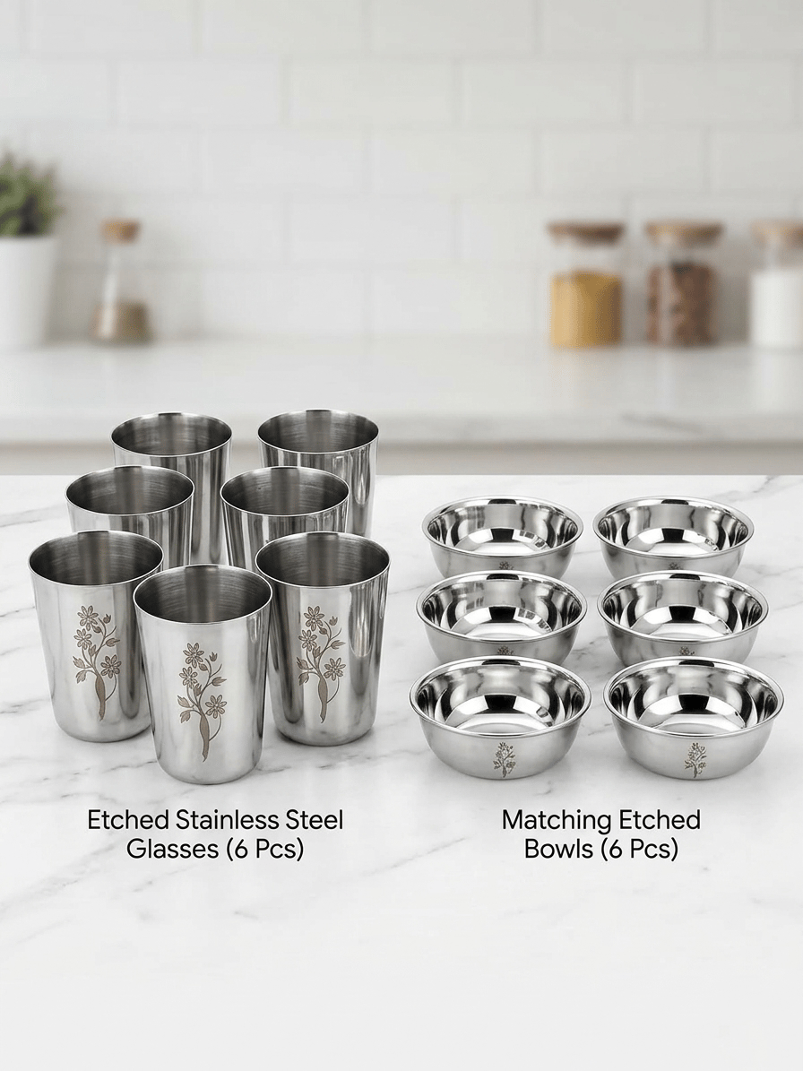 6PCSGLASS+6PCSBOWL COMBO