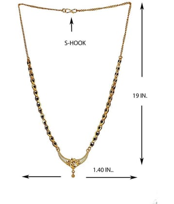 Shankhraj Mall Gold Plated Letest & Designer Mangalsutra For Women-100278