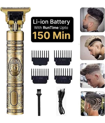 Intimify Hair/Beard Trimmer Gold Corded,Cordless Beard Trimmer With 150 minutes Runtime
