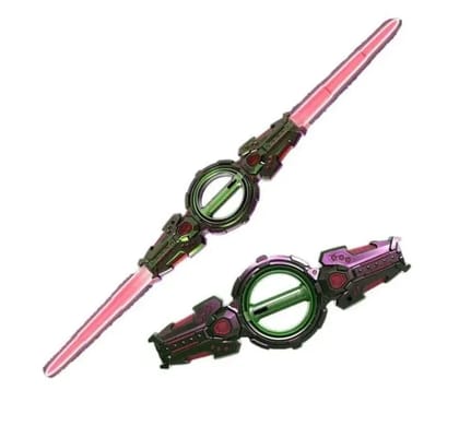 Braintastic Kids LED Light Saber Sword Toy with Sound | Glowing Action Toy Stick | Battery Operated Toy for Boys & Girls Random color