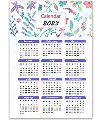 Photojaanic Poster Calendars 2025 Paper Wall Poster Without Frame