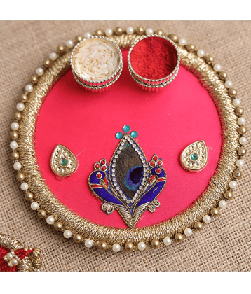 Ros - Pooja Thali ( Pack of 2 )