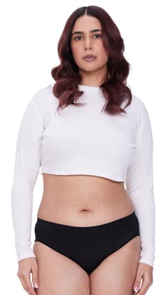 Be Me Seamless Period Panties|Black|Pack of 1|Strong Leak Protection, Durable Design|Oeko TEX, FDA Approved|Holds More Than 3 XL Pads