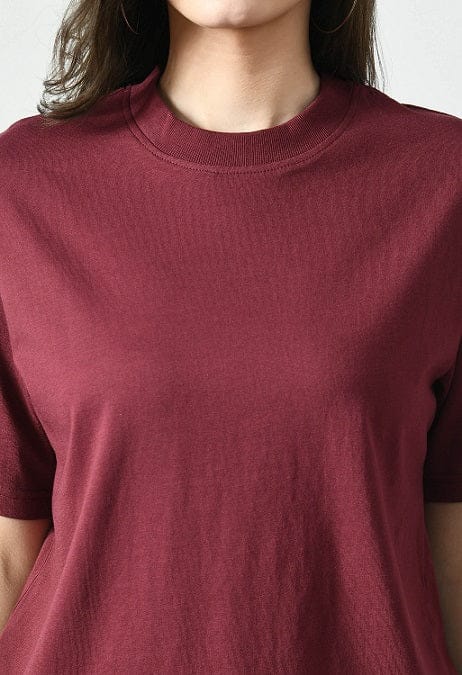 Drop Shoulder Crew Neck Tee High Rib Collar - Made in BCI Cotton X-Large / Candy Green
