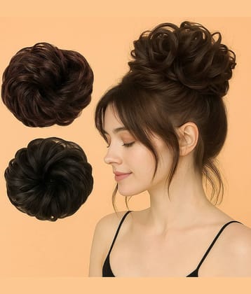 LYKAA Multi Hair Bun ( Pack of 2 )