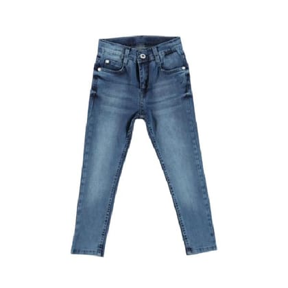 Straight Fit Jeans For Kid Girls Sky Blue