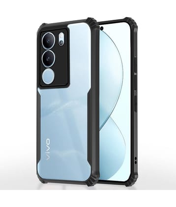 Case Vault Covers Shock Proof Case Compatible For Polycarbonate Vivo V29 5G ( Pack of 1 )