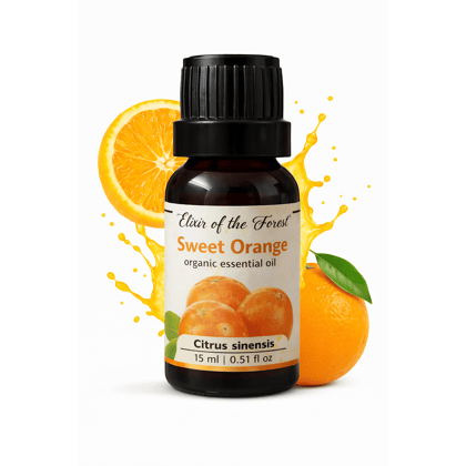 Elixir of the Forest Sweet Orange Oil | 10 ml | Skin Brightening Oil | Travel-Friendly Citrus Care