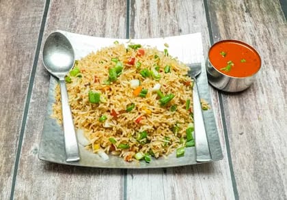 Veg Fried Rice [Serves 2]