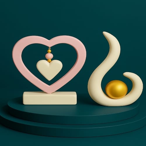 Combo Showpiece - 2pc