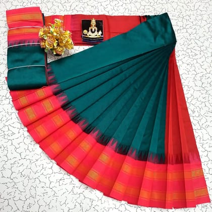 Exquisite Cotton Silk Saree Pure Elegance