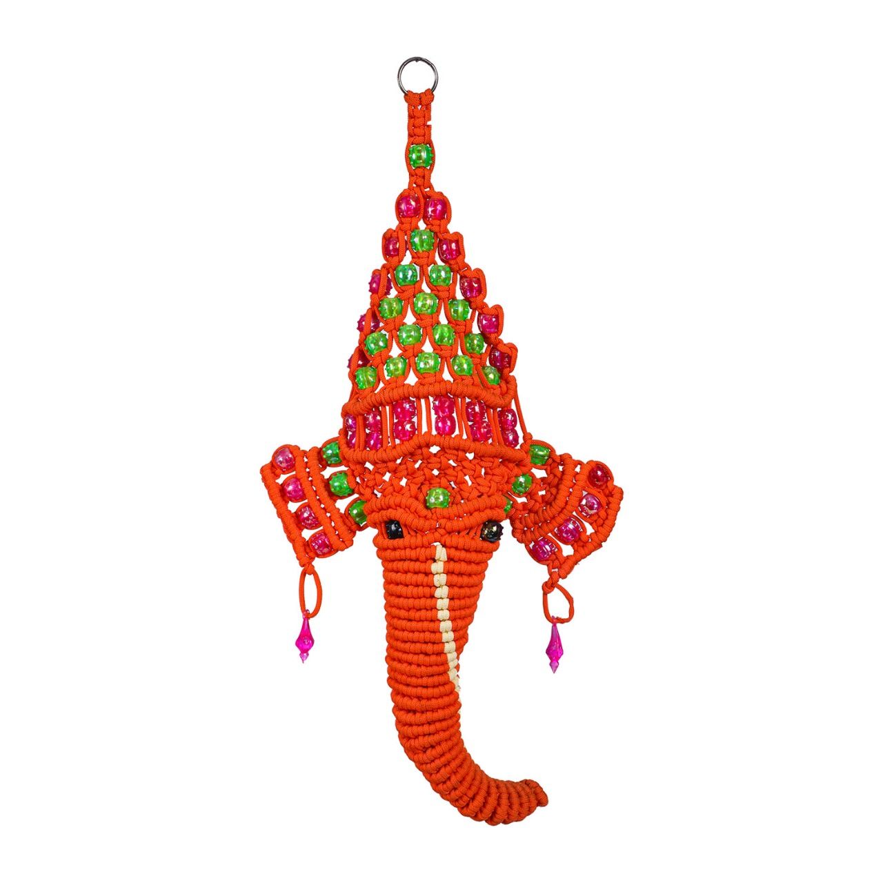 Handmade Wall Hanging Macrame Ganesh Ji
