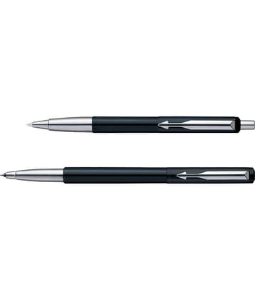 Parker Vector Standard Roller Ball Pen+Ball Pen Black Body Color Pen Gift Set