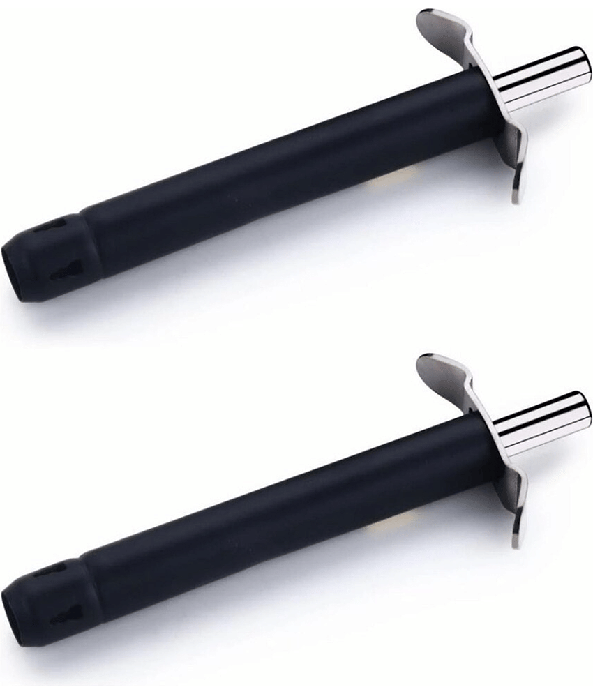 MAGICSPOON Black Stainless Steel 2 - Gas Lighter ( Set of 2 )