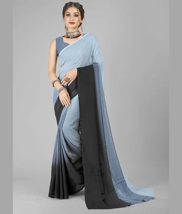ANAND SAREES Georgette Colorblock Regular Saree With Unstitched Blouse Piece ( Multicolor )