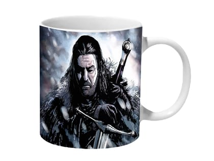 Multicolor Game Of Thrones Ned Strak Art Ceramic Mug